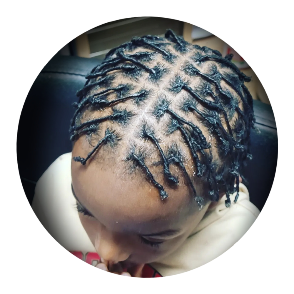 Kids’ Loc Retwist – Ages 5–11 (Optional Style Add-On)