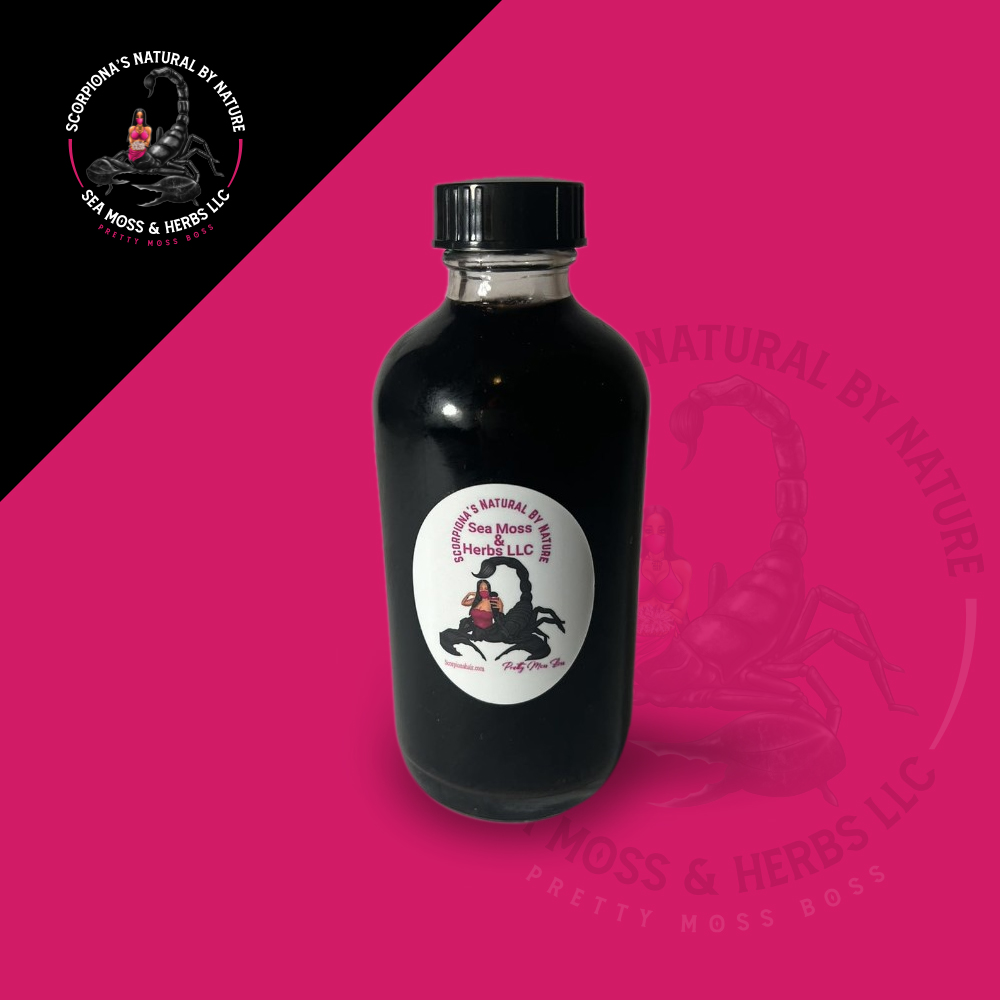 100% Oraganic Elderberry Syrup. Made with all natural ingredients
